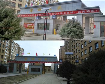 陜西小區太陽能庭院路燈-陜西省酒泉市瓜州太陽能路燈項目