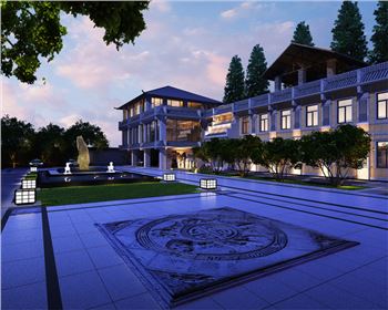 內蒙古別墅亮化-小區樓體亮化