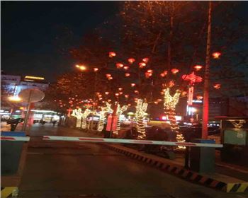 青海西安唐都醫院2019春節幾日亮化布置